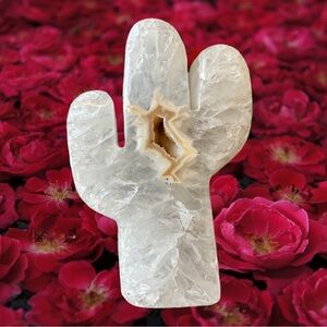 Druzy Quartz Saguaro 🌵